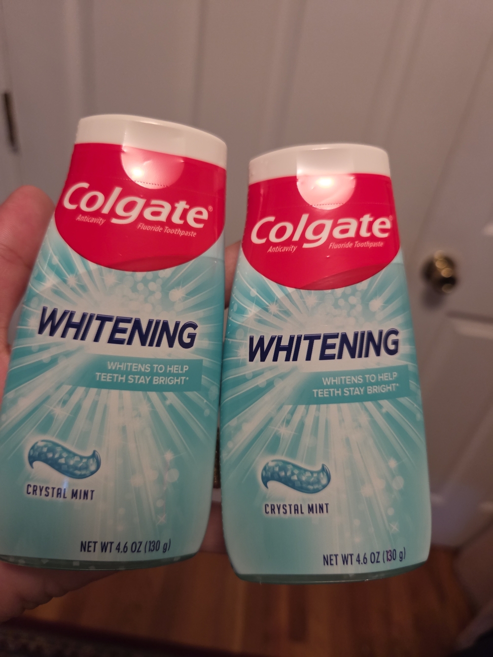 Colgate Whitening Crystal Mint Toothpaste 2-Pack NWT